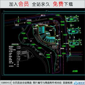 某大学星级展览馆建筑方案图 CAD