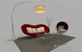 现代风格沙发组合3Dmax模型 (42)