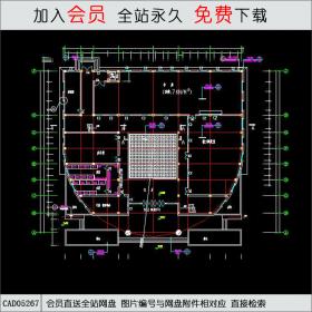 四层城建图书馆设计CAD