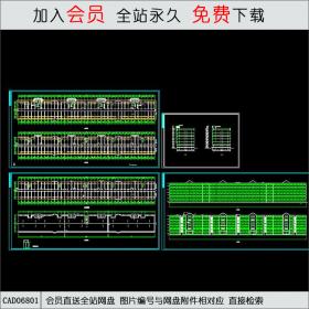 CAD06801学生公寓建筑方案CAD