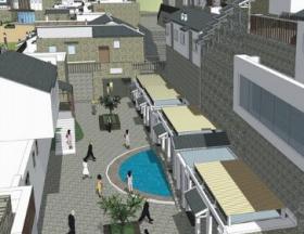 [浙江]山体建筑集散居住区规划设计方案