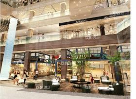 YH01943商业中心购物广场效果图商业空间施工图+su模型