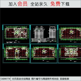 CAD06779吉林省博士后公寓CAD