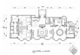 [河北]经典奢华欧式风格三层别墅室内设计装修施工图（图...