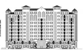 [宁夏]高层框架剪力墙结构老年公寓及配楼建筑施工图