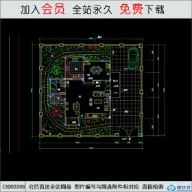 别墅室内外装修图CAD