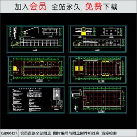 五星级酒店裙房部分设计CAD