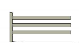 栏杆围栏SU模型 (32)