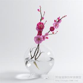 桌面花卉3Dmax模型 (22)