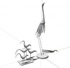 现代抽象雕塑SU模型 (30)