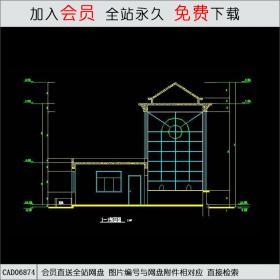 欧式风格大门CAD