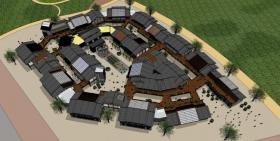 DB08310川西建筑风格木结构商业古街中式古建民宿客栈方案...