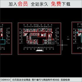 星月大酒店平面布置图CAD