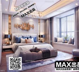 现代卧室3Dmax模型 (8)