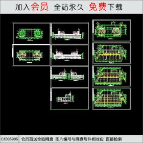 商业广场建筑图CAD