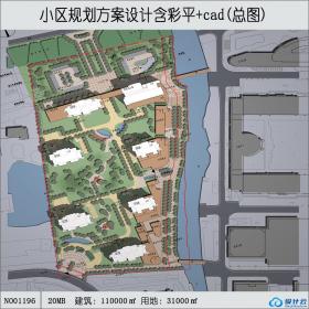 商住楼小区规划设计一套资料源文件供参考编辑采用cad图...