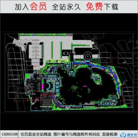 单位内部庭院绿化设计CAD