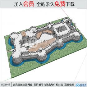 SK06046城市规划 su模型
