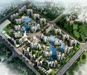 [南京]某地产河西项目报建CAD方案及文本、PPT讲义(巴黎...