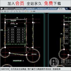 教学楼教室布置 CAD