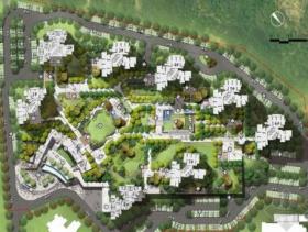 [深圳]东方韵味怡人多样空间休闲居住区景观规划设计方案