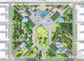 [重庆]城市商务休闲广场景观设计投标方案