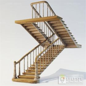 楼梯3D模型下载      溜溜ID：509368