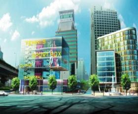 [上海]某体育中心及综合办公楼建筑方案文本