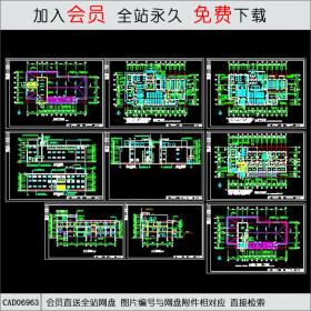 洗浴中心全套建施图CAD