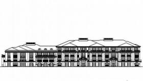 [杭州]西湖区某四层法式奢华花园洋房建筑施工图