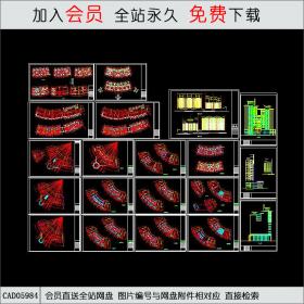 高层商住楼建筑图CAD