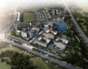 [重庆]古典山水风格大型小学校园总规划及单体建筑设计...