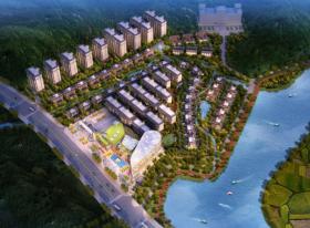 [贵州]大型高端别墅住宅区方案文本-昌明山水城建设项...