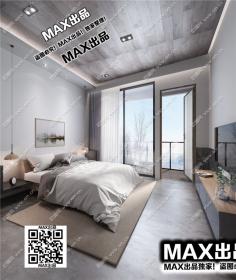 现代卧室3Dmax模型 (21)