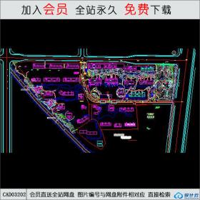 街区公园绿化CAD