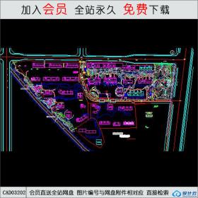 街区公园绿化CAD