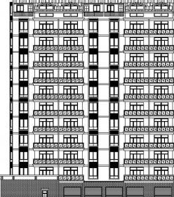 某十二层住宅楼建筑设计方案图
