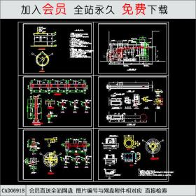 江畔明珠小区大门 CAD