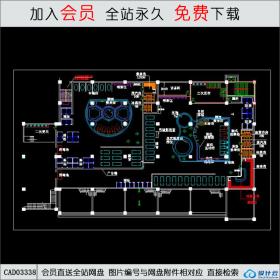 某桑拿水疗城水区总平面CAD