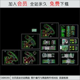 少儿图书馆建筑施工图CAD