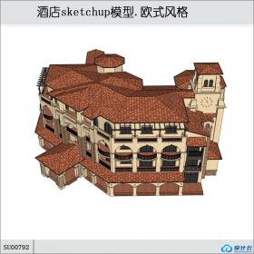 SU00792度假村式酒店.9，单栋，西式风格