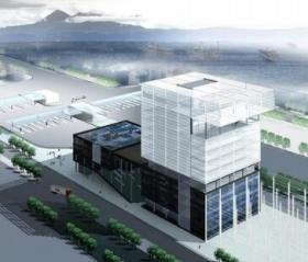 [广东]现代风格12层多层玻璃幕墙办公楼建筑设计方案文本...