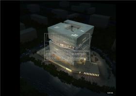 WB0005大型综合图书馆建筑设计平立剖效果图纸概念方案分...