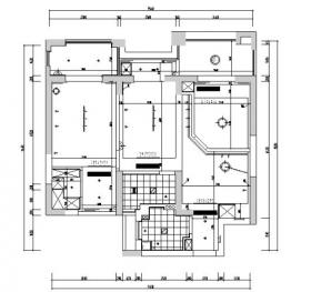 [浙江]北欧风格样板房设计施工图（附效果图）