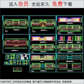 某中学教学平面图CAD