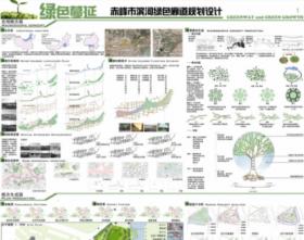 绿色蔓延—赤峰市滨河绿色廊道景观设计