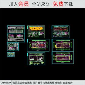 体育会所施工图CAD