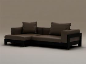 单个现代简约沙发3Dmax模型 (21)