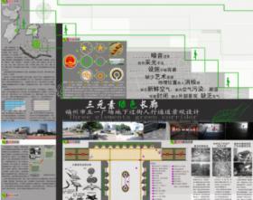 三元素绿色长廊—福州市五一广场地下过街人行通道景观...