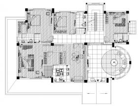[福建]某高档豪华三层别墅室内设计施工图